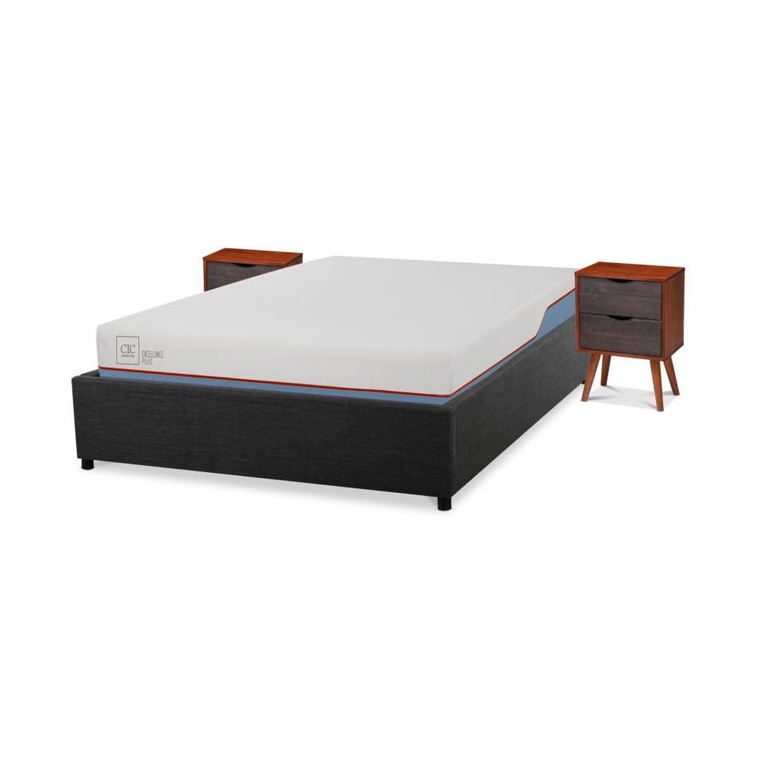 Cama Ba&uacute;l Cic Excellence Plus / 2 Plazas / Base Normal + Velador image number 4.0
