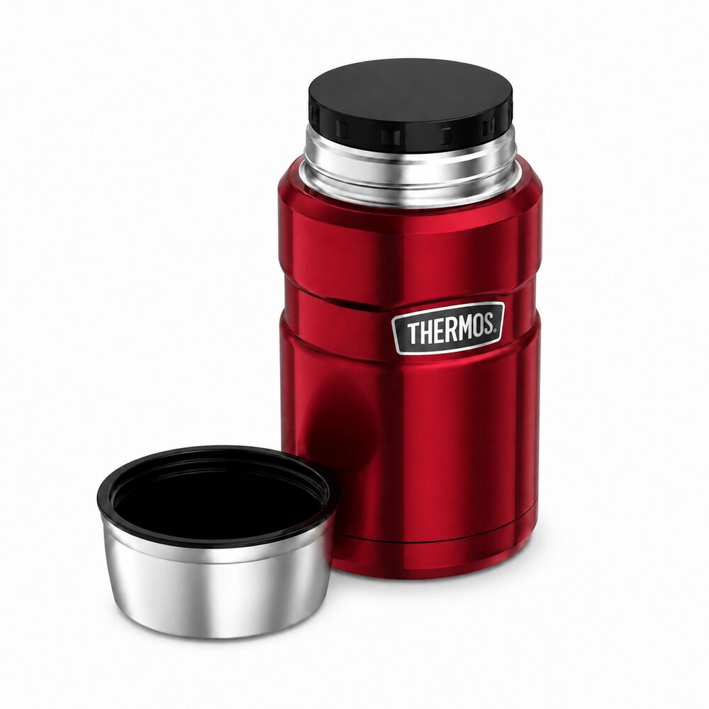 Termo De Comida Premium Inox Thermos King 470ml Rojo image number 2.0