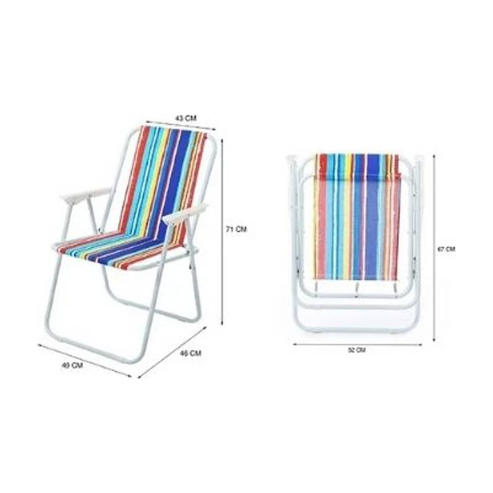 Sillas De Camping Piscina Playa Plegable Liviana image number 1.0