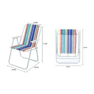Sillas De Camping Piscina Playa Plegable Liviana