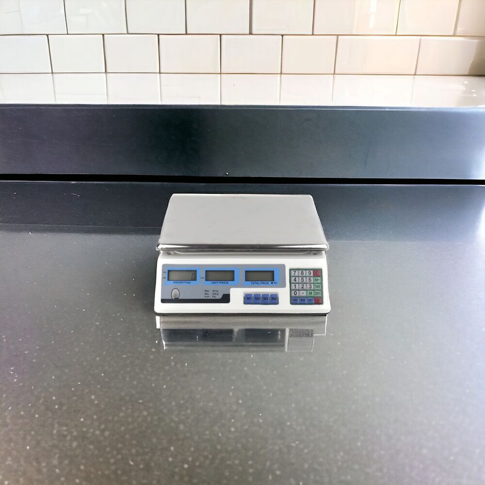 Pesa Balanza Digital De Almacén Recargable 40 Kg Inoxidable image number 3.0