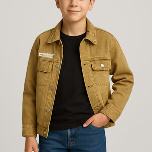 Chaqueta Mezclilla Niño Look Urbano Y Funcional
