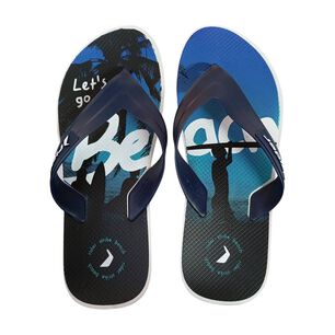 Sandalia Hombre Blanco/azul Strike Rider