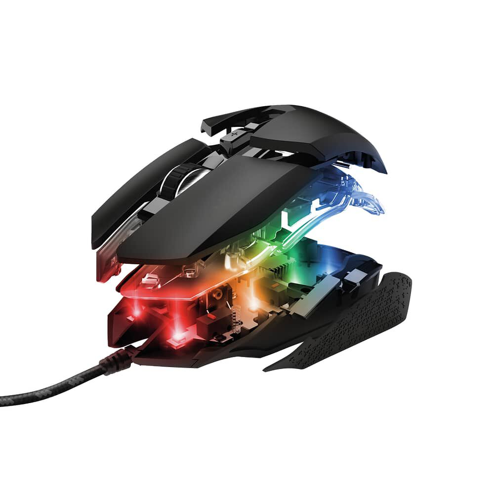 Mouse Gamer Ambidiestro Trust Idon Gxt 950 Full Rgb 6000 Dpi image number 3.0
