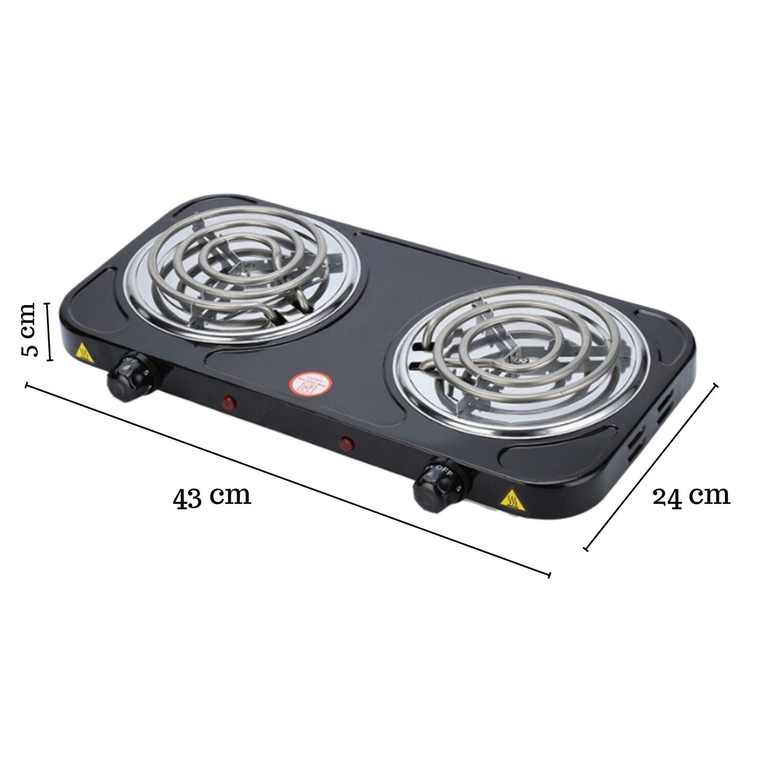 Cocina Cocinilla El&eacute;ctrica 2 Platos 2000w image number 1.0