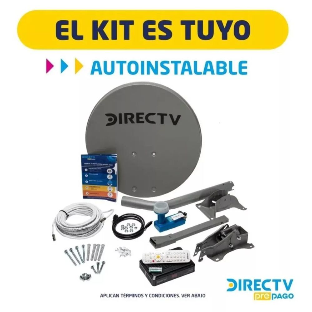 Antena Directv Prepago Satelital Hd Kit Full + 2 Directv Go image number 2.0