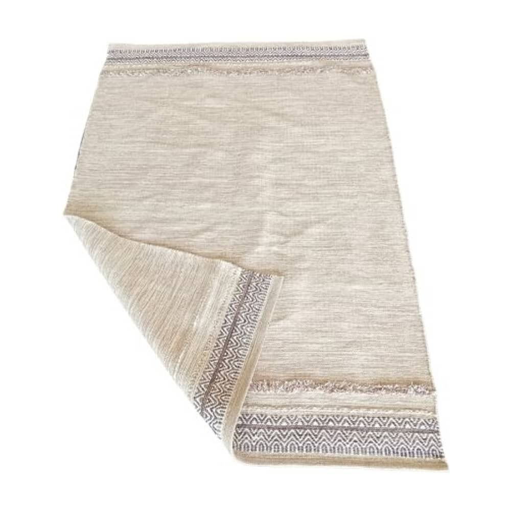 Alfombra Kilim Shaggy Beige Mediana image number 2.0