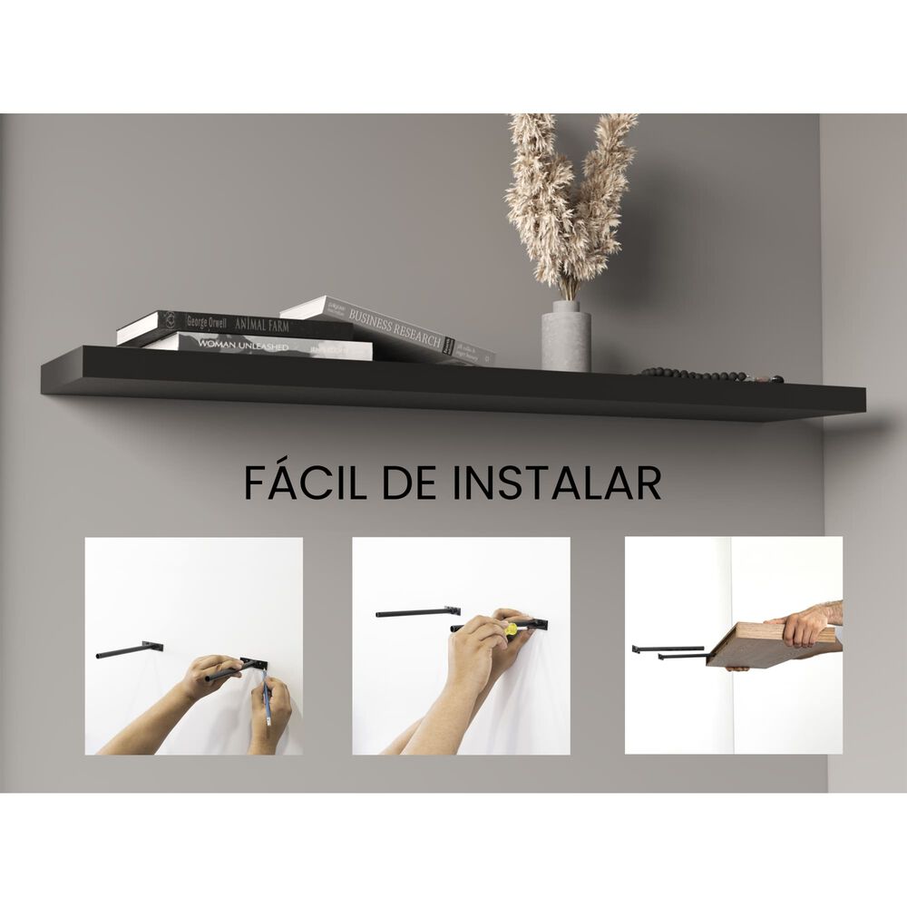 Repisa Flotante 120x25x3,8 Cm X1 Unidad image number 2.0