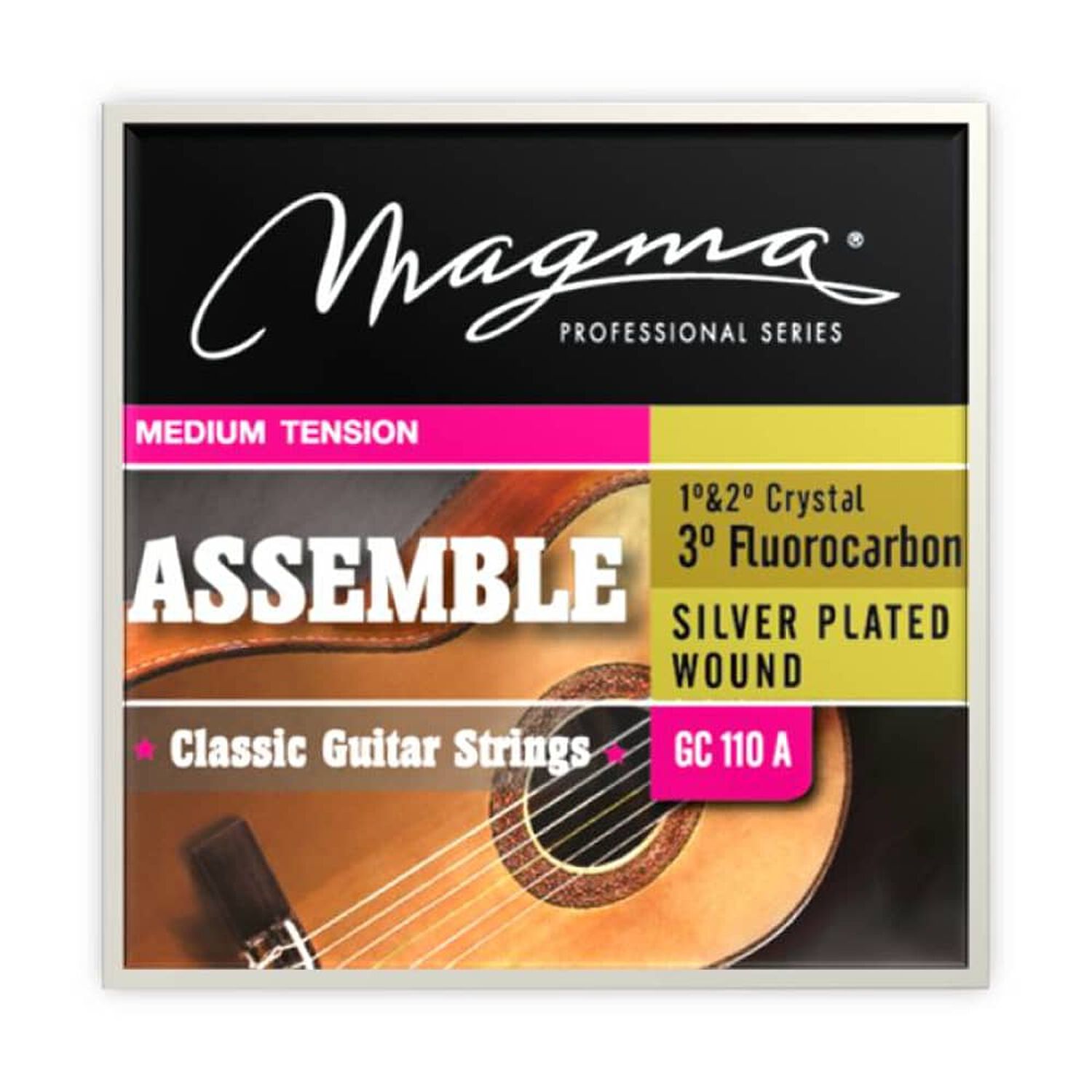 Set Cuerdas Guitarra Cl&aacute;sica Assamble Gc110a Magma image number 0.0