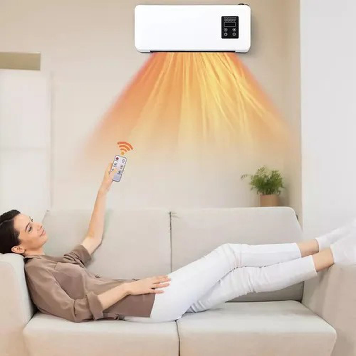 Aire Acondicionado Port&aacute;til Split Fr&iacute;o Calor 2 En 1 1800w Con Control Remoto image number 4.0