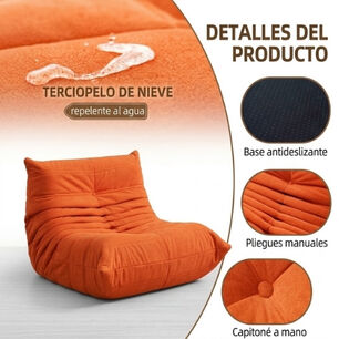 Sof&aacute; Puff Individual Tipo Togo Sill&oacute;n Ergon&oacute;mico 97x75cm