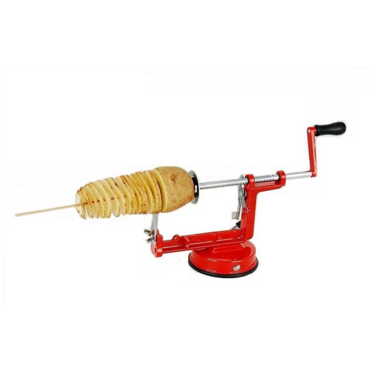 Pelador De Papas En Espiral 22cm Dise&ntilde;o Rojo Ergonomico image number 3.0