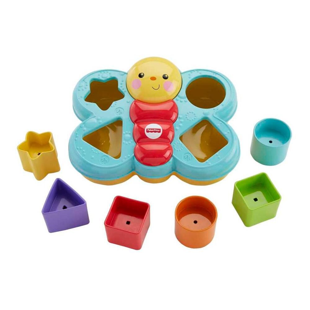 Juguete Para Bebe Fisher-price Mariposa De Bloques image number 0.0