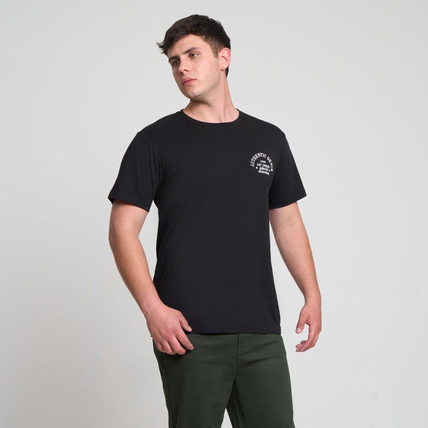 Polera Estampada Slim Manga Corta Cuello Redondo Hombre Skuad image number 2.0