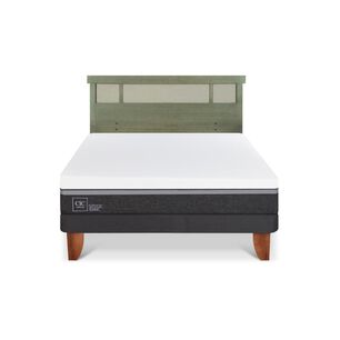 Cama Europea Cic Ortopedic Advance / 2 Plazas / Base Normal + Respaldo