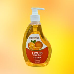 Adorable Jabón Liquido Para Manos Naranja 500 Ml
