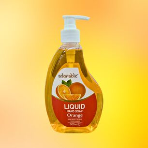 Adorable Jab&oacute;n Liquido Para Manos Naranja 500 Ml