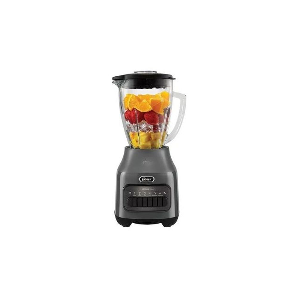 Licuadora Oster Vaso Vidrio 6 Velocidades + Pulso Blstpeggpb Color Gris image number 0.0