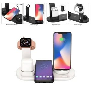 Cargador Inalambrico 3 En 1