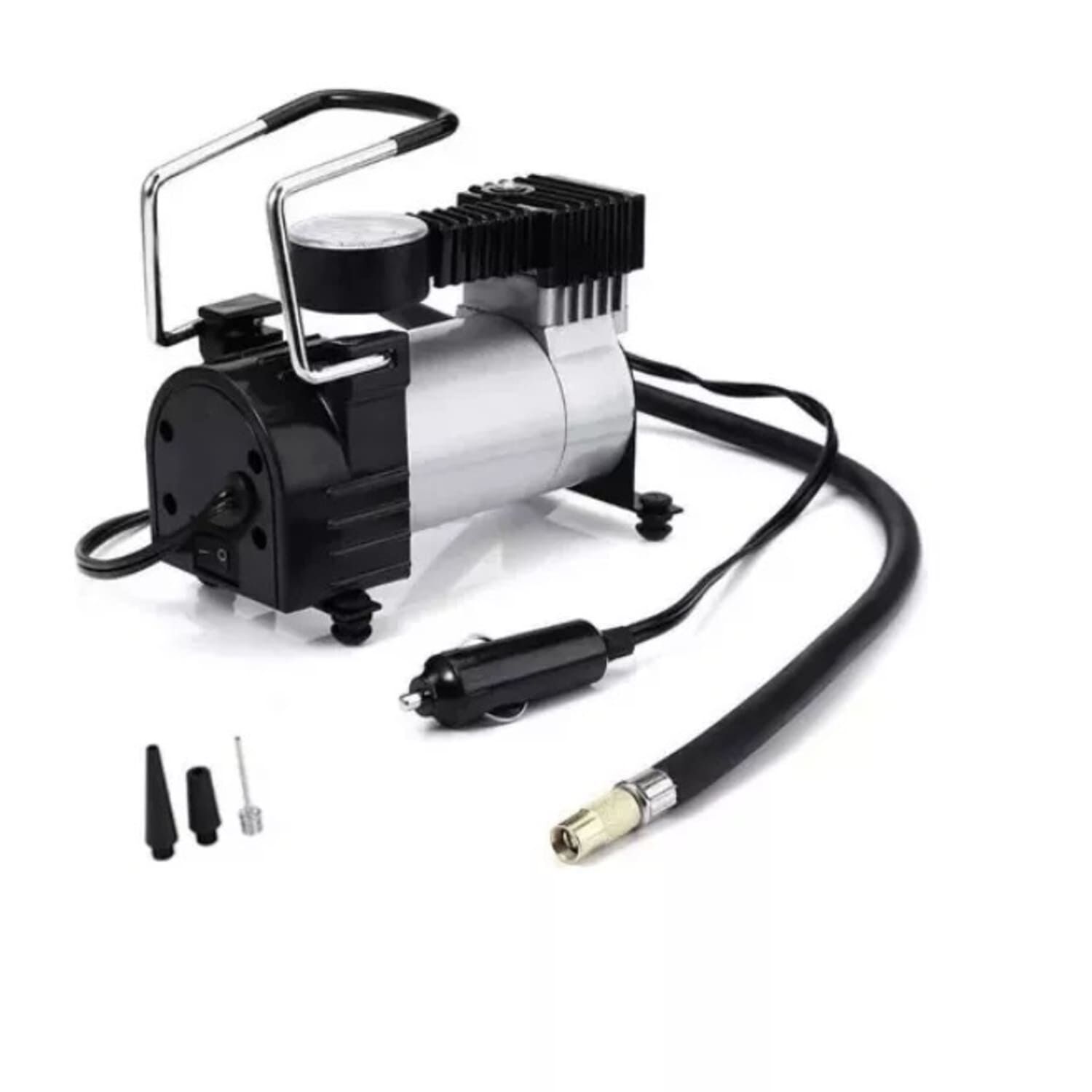 Compresor Autom&oacute;vil Moto 12v 120 Psi 35 L/ Min. C128 Negro image number 1.0