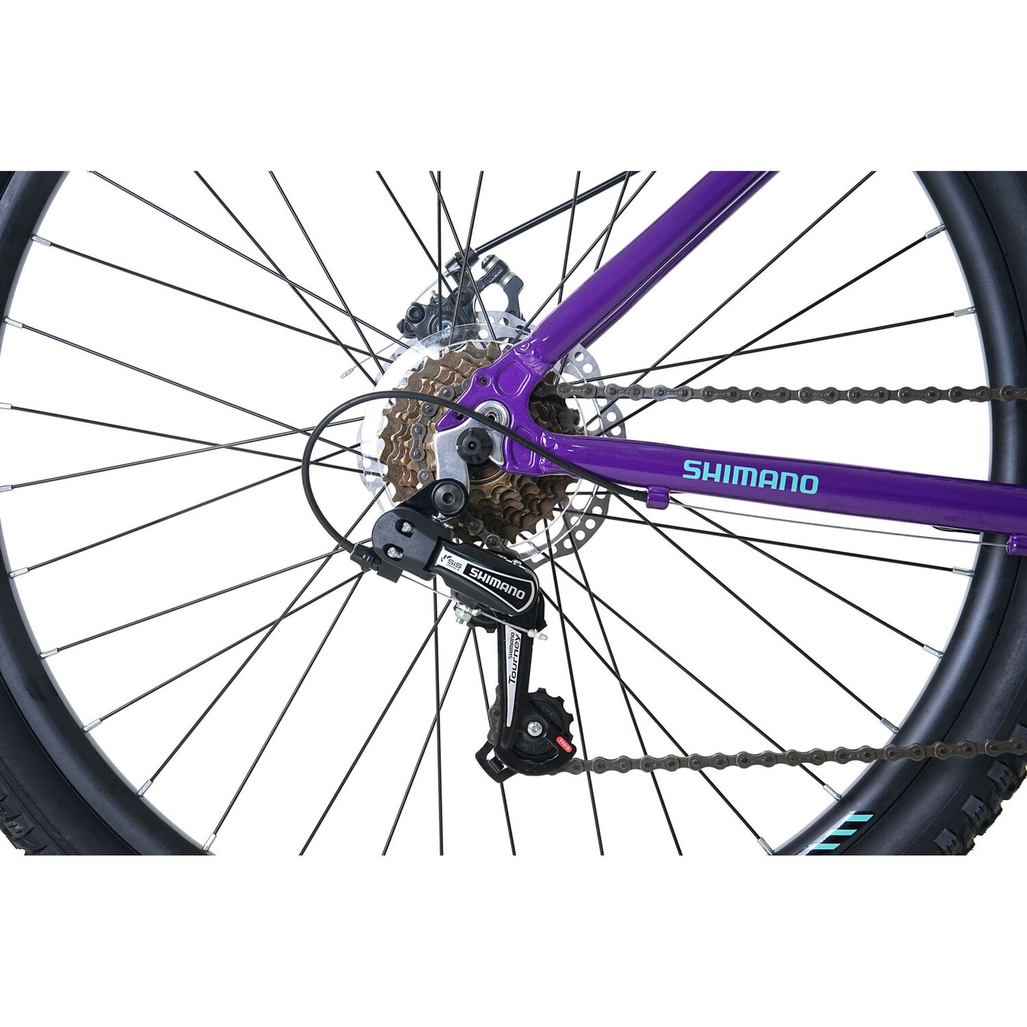 Bicicleta Totem Mtb Aro 27.5*17 Skyblue Color Morado image number 3.0