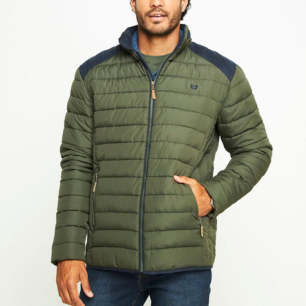 Parka Cambio De Tela Manga Larga Cuello Alto Hombre Peroe en Oferta |  Hites.com