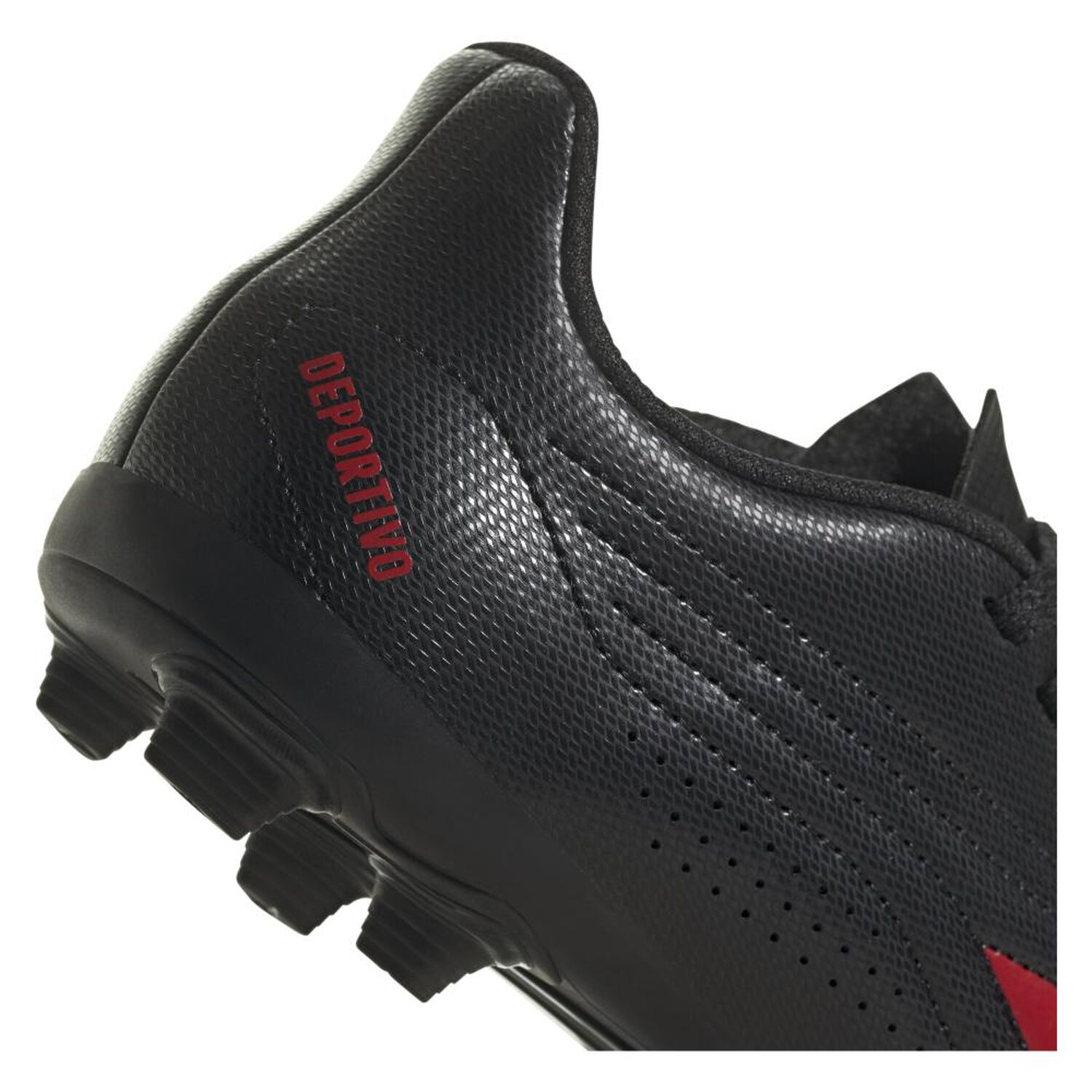 Zapato De F&uacute;tbol Ni&ntilde;o Adidas Deportivo Ii Fxg J Negro/rojo image number 6.0