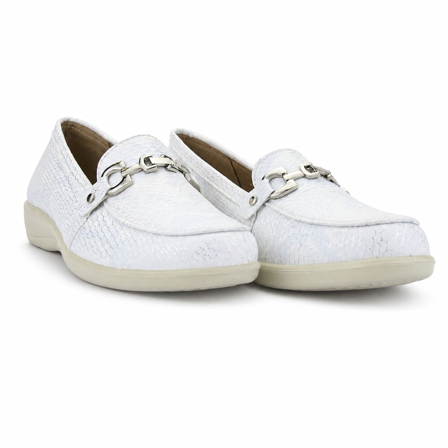 Mocasin Blanco Mujer Casual Chalada Denzen image number 4.0