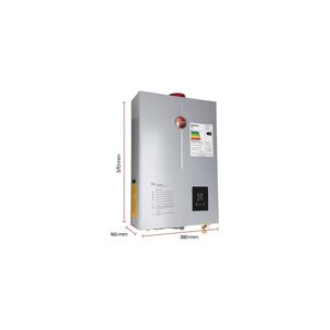 Calefont 14 Litros Gas Natural Tiro Forzado Ionizado Rheem