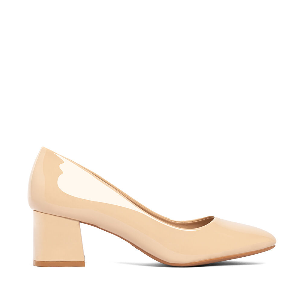 Zapatos Taco Beige Oficina Weide Gh52 image number 0.0
