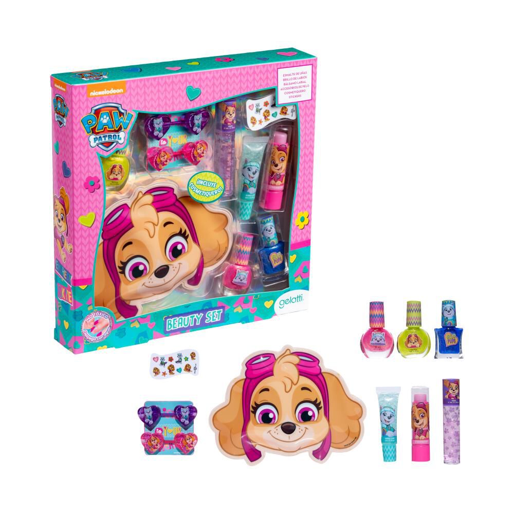 Set De Maquillaje + Esmaltes De U&ntilde;as + Cosmetiquero Skye image number 1.0