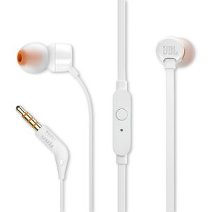 Aud&iacute;fonos Jbl T110 Blanco Con Manos Libre Tecnolog&iacute;a Hi Bass