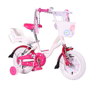 Bicicleta Totem Infantil Aro 12 Pretty Girl Color Blanco