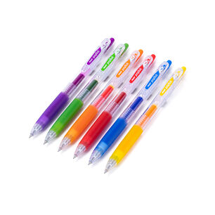Set 6 L&aacute;pices Gel Poplol 0.7mm Basicos Pilot