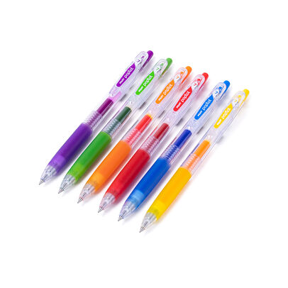 Set 6 L&aacute;pices Gel Poplol 0.7mm Basicos Pilot