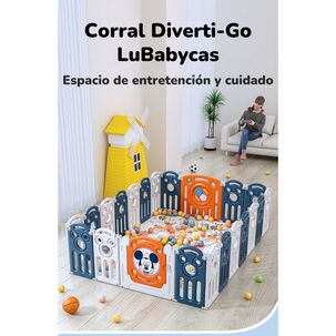 Corral 1.26*1.5m Rosado Con Alfombra Lubabycas