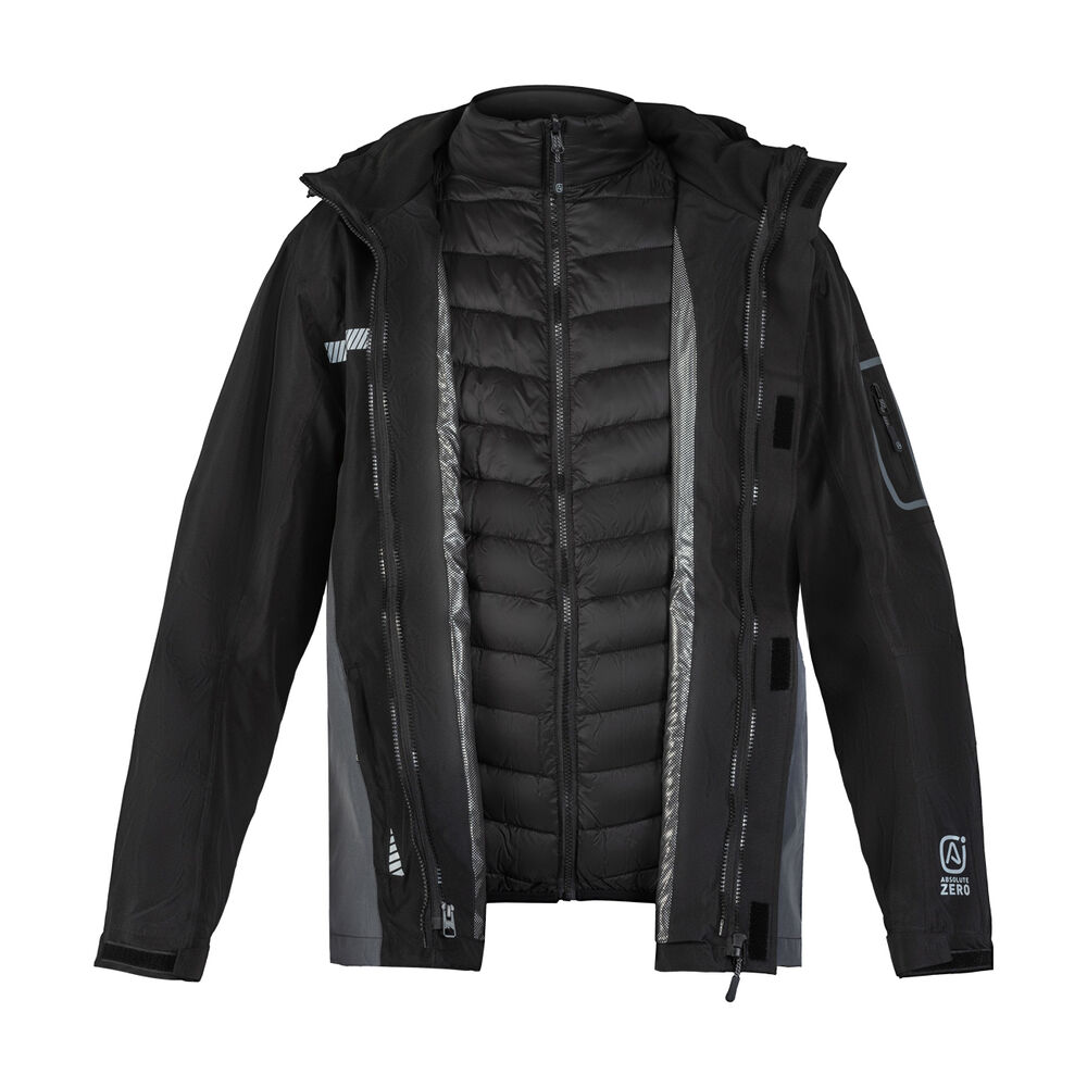 Parka Hombre Desmontable 3 En 1 Negra Absolute Zero Z-8000 image number 1.0