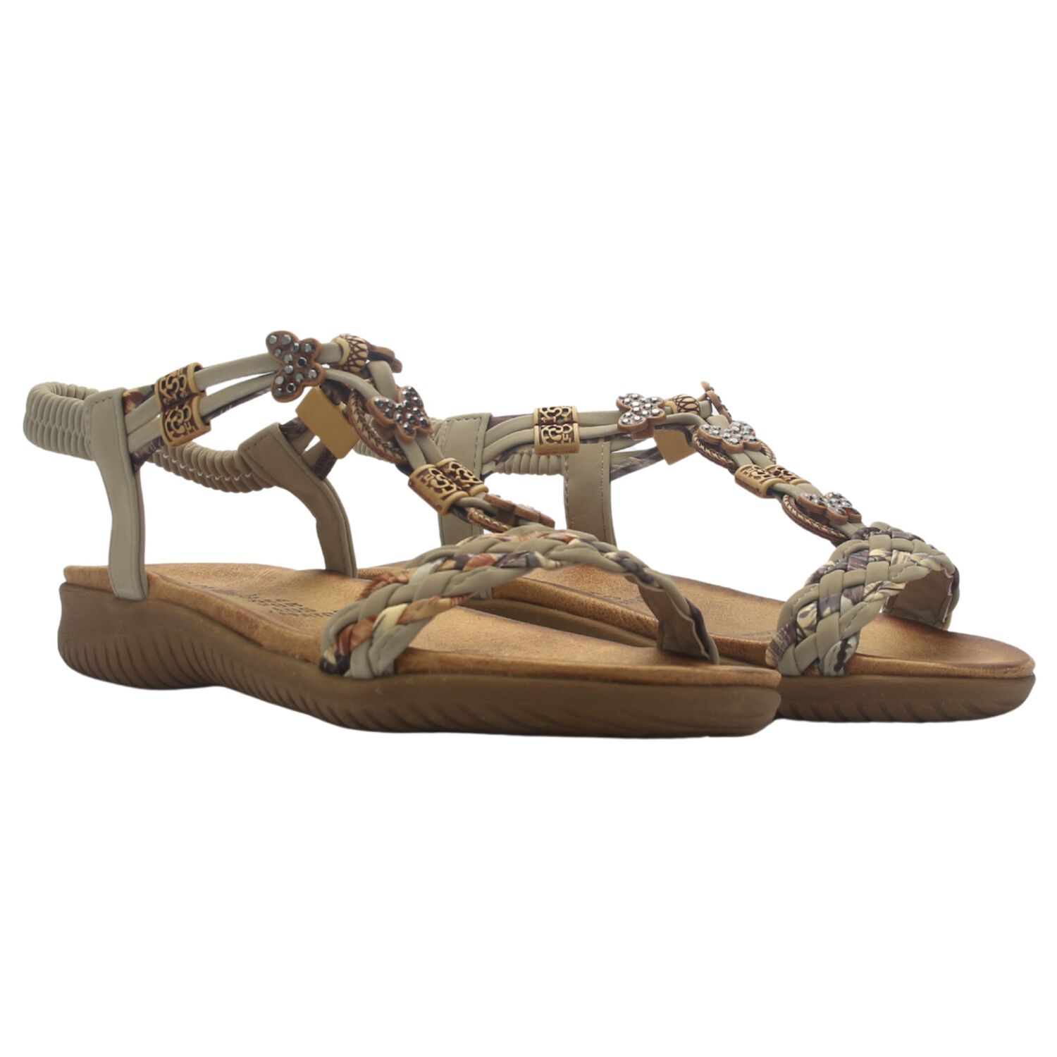 Sandalia Mujer Casual Taupe Chalada Clara-11 image number 4.0