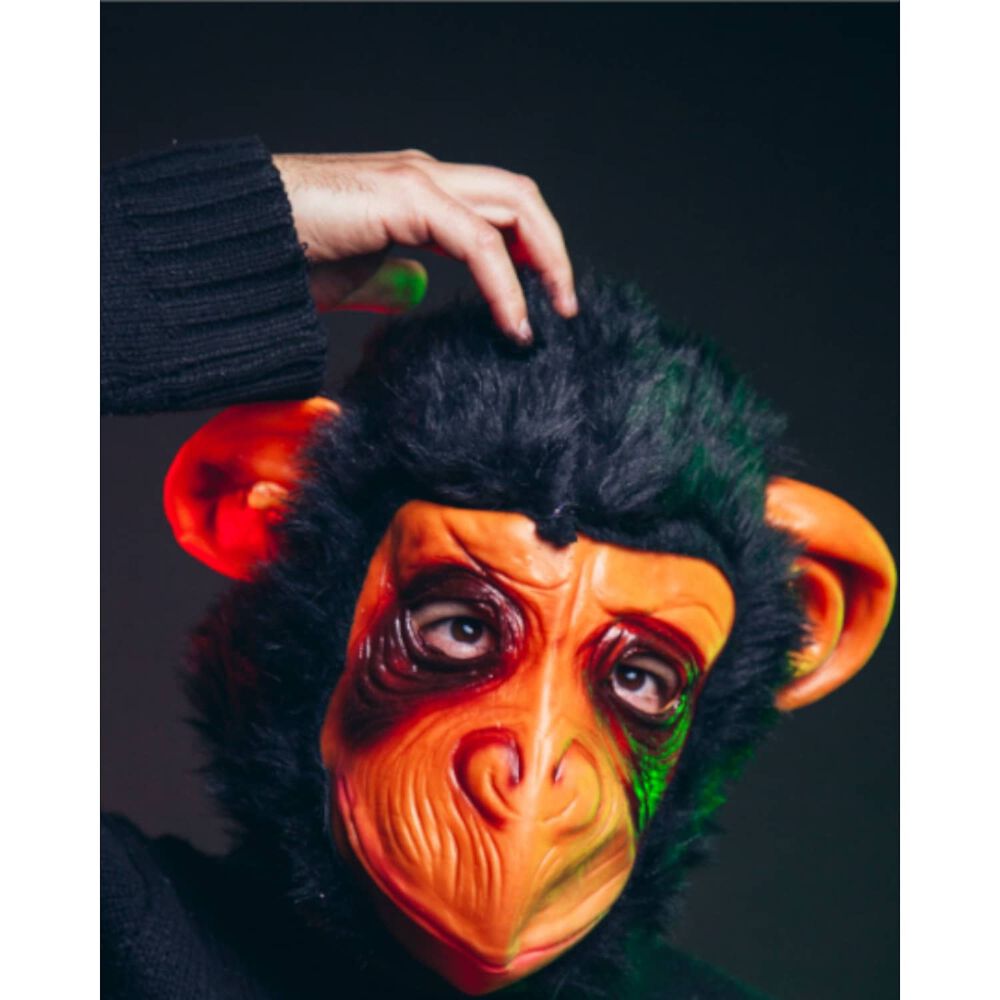 Mascara Mono Simio Animal Halloween image number 9.0