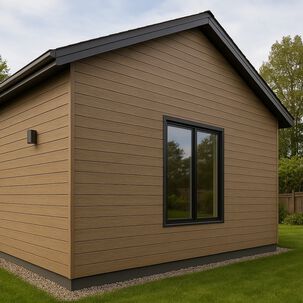 Pack De 5 Revestimientos Siding Plano Wpc Exterior Color Gris Oscuro Pack De 5 Revestimientos Siding Plano Wpc Exterior Color Gris Oscuro