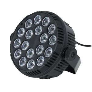 Mini Foco Luces Par 18 Led Rgb Monocromática Luces Disco