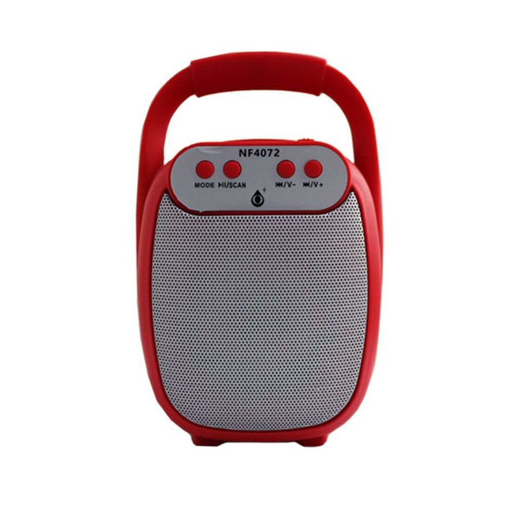 Parlante Bluetooth 5.0 Con Funcion Tws 6w Con Luz Led Rojo image number 0.0