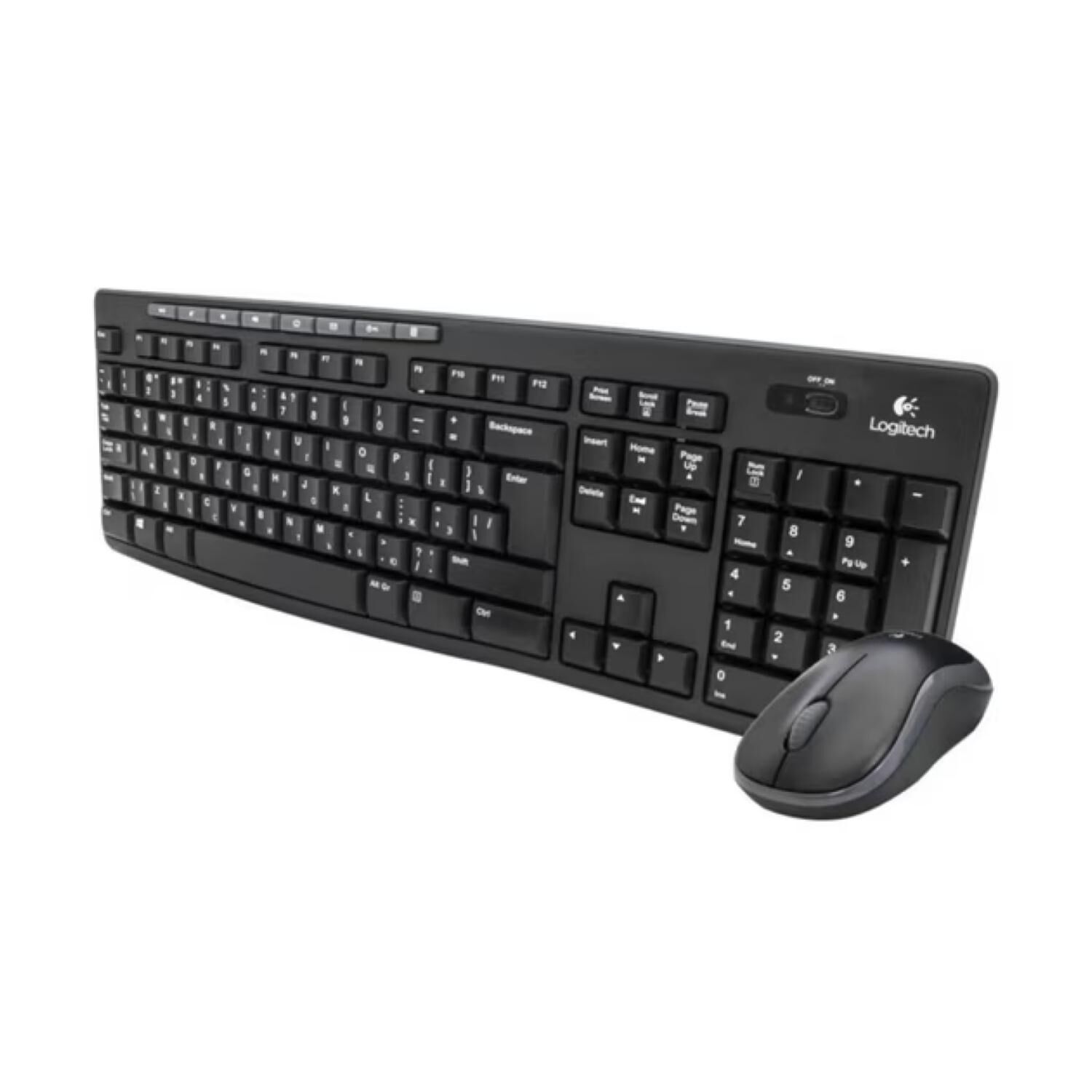 Kit Teclado Y Mouse Inalambrico Usb Negro Mk270 image number 0.0