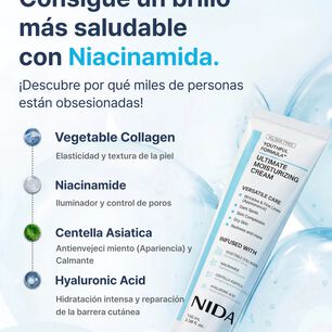 Youthful Formula Ultimate Moisturizing Cream (nida) - 100ml Crema Antiedad Con Col&aacute;geno, P&eacute;ptidos, Niacinamida
