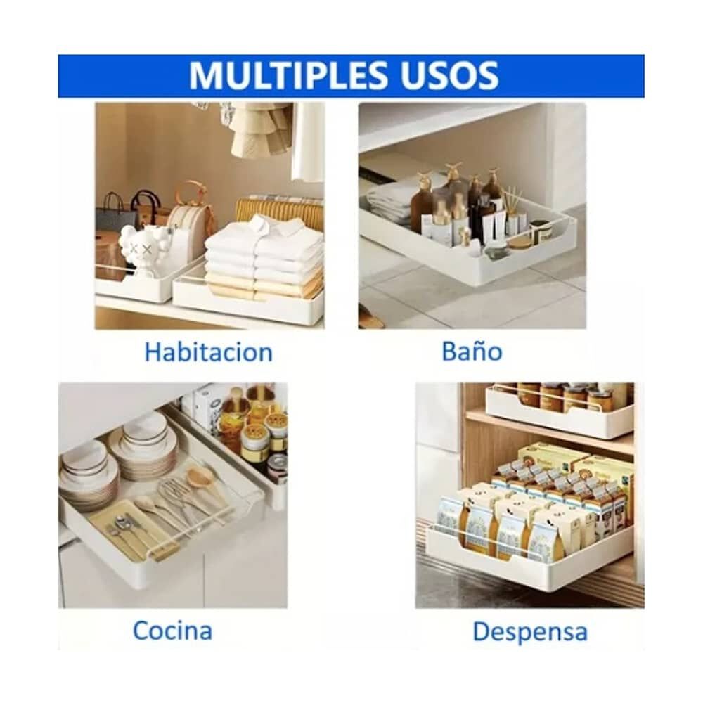 Organizador De Cocina Repisa Extraible Bandeja Desplegable image number 3.0