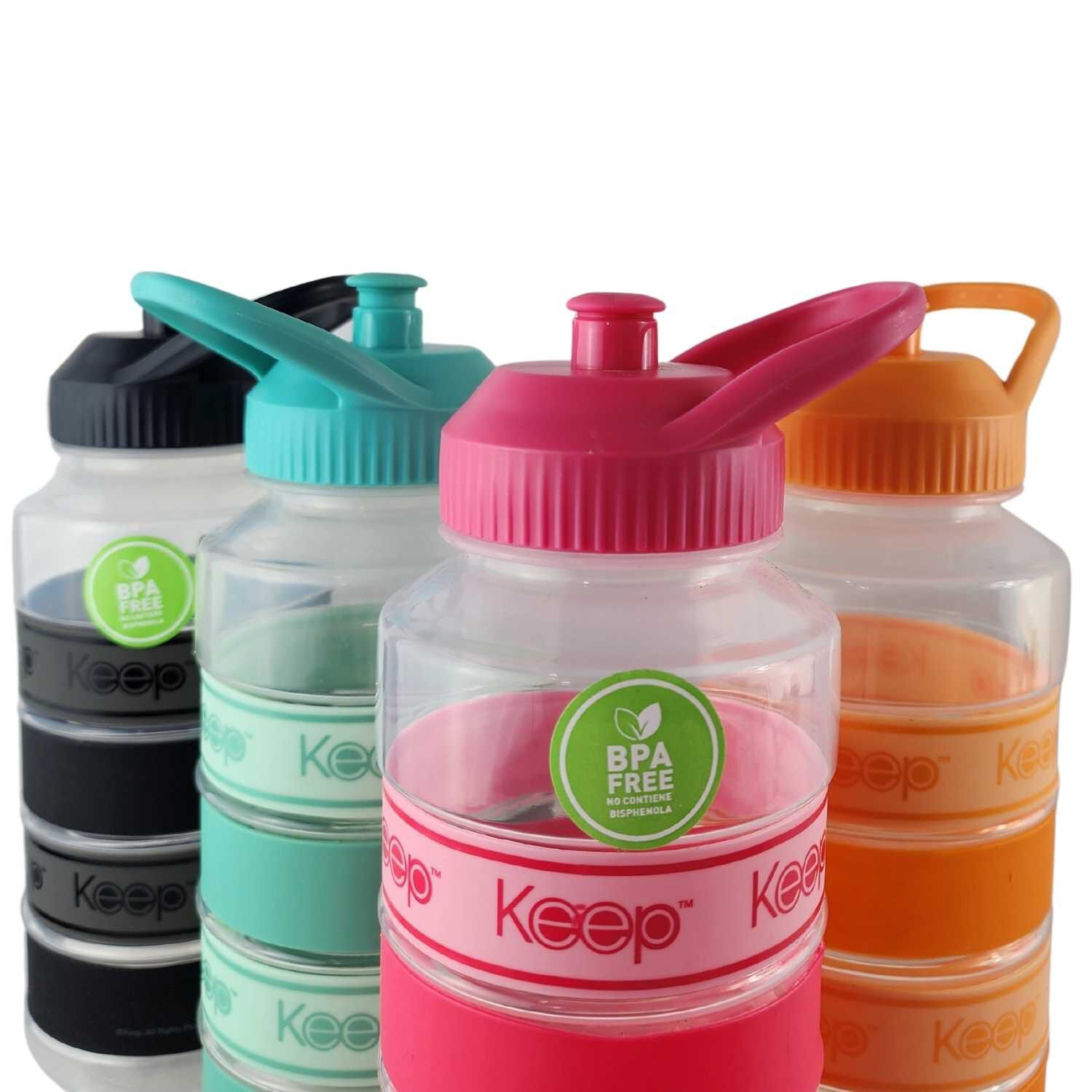 Botella Keep Agua Big Bands Deportista Outdoor 1l Rosa image number 7.0
