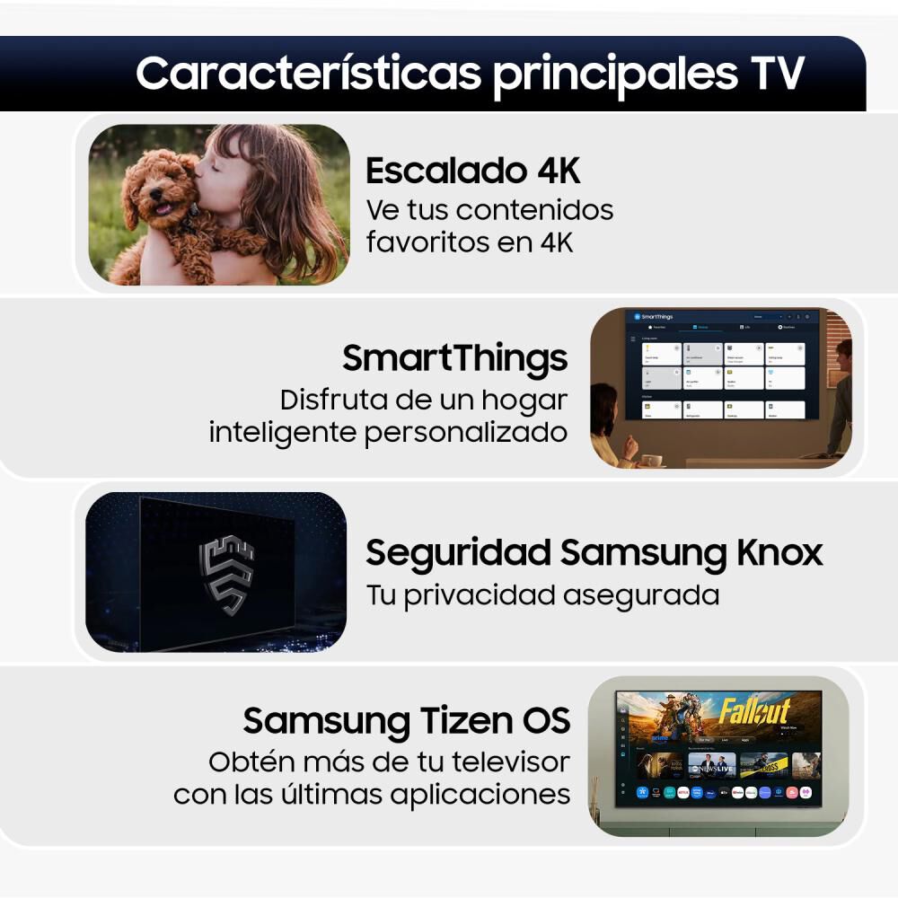 Led 85" Samsung DU7000  / Ultra HD 4K / Smart TV 2024 image number 3.0