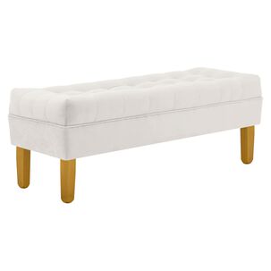 Banqueta Wood 2c Felpa 01 | Pata Dorada