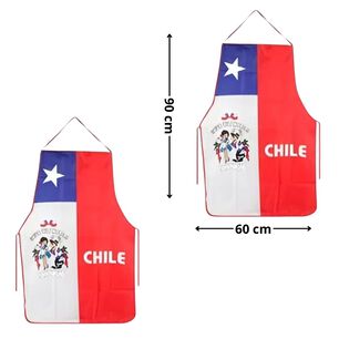 Delantal Cocina Bandera Chile Fechas Patrias Condorito