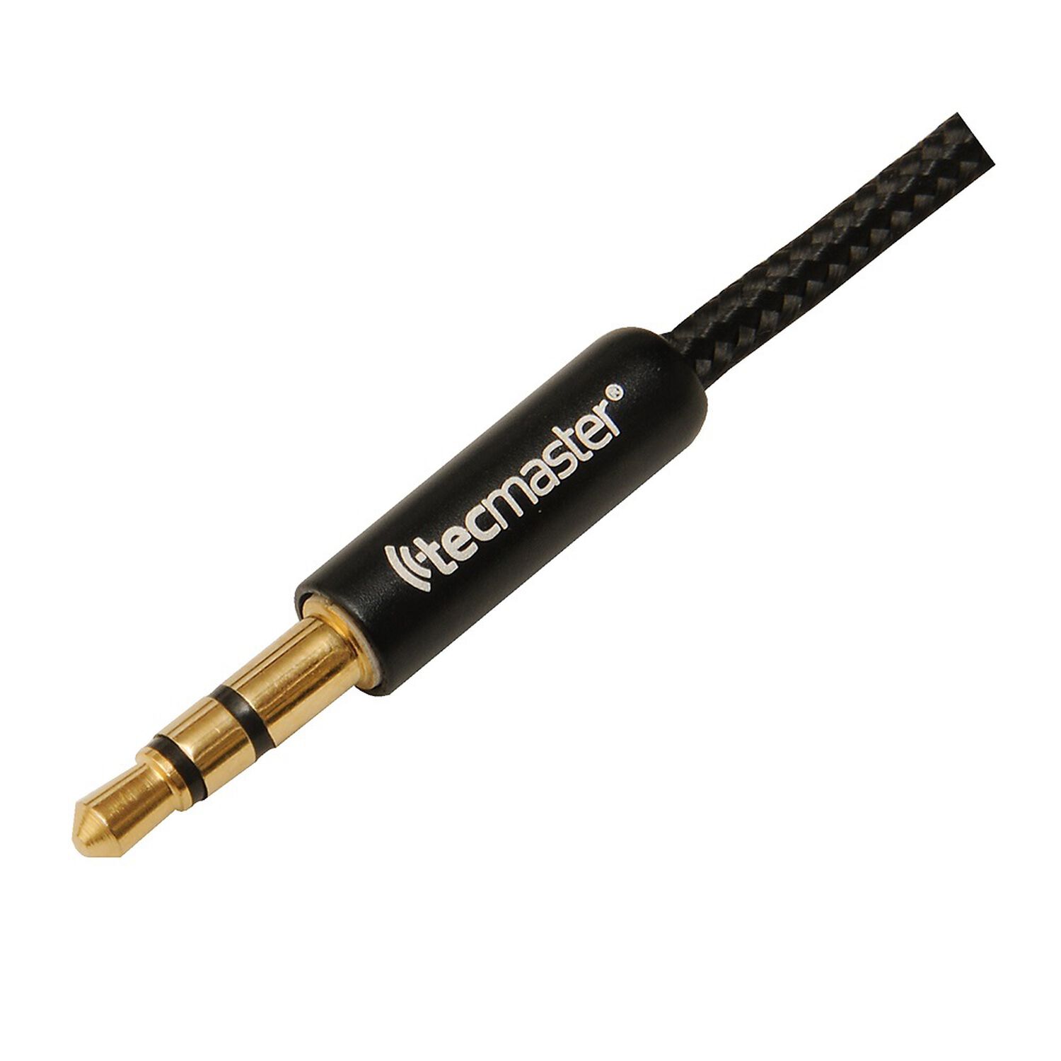Cable De Audio Auxiliar 3.5 Mm De 1.8 Mts Textil Negro image number 4.0